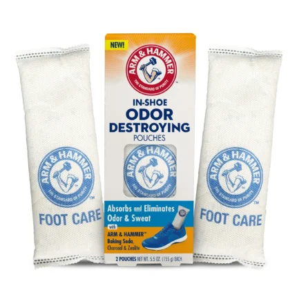 Arm & Hammer in-Shoe Odor Destroying Pouches, 2 Pack
