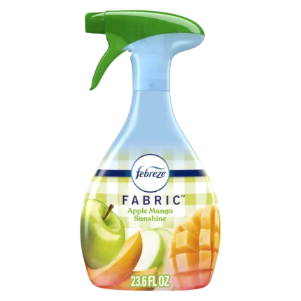 Febreze Fabric Spray Air Freshener, Odor-Fighting, Apple Mango Sunshine, 23.6 fl oz